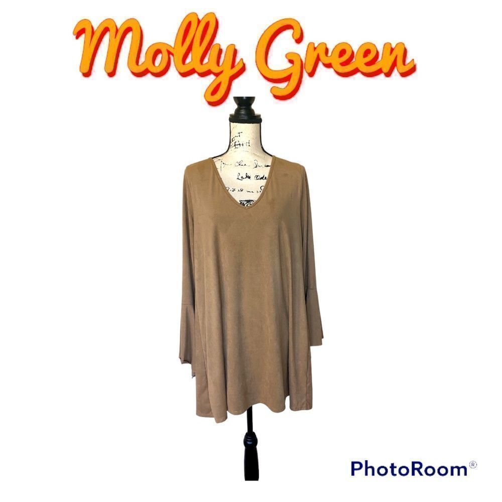 Molly Green Bell Sleeve Dress